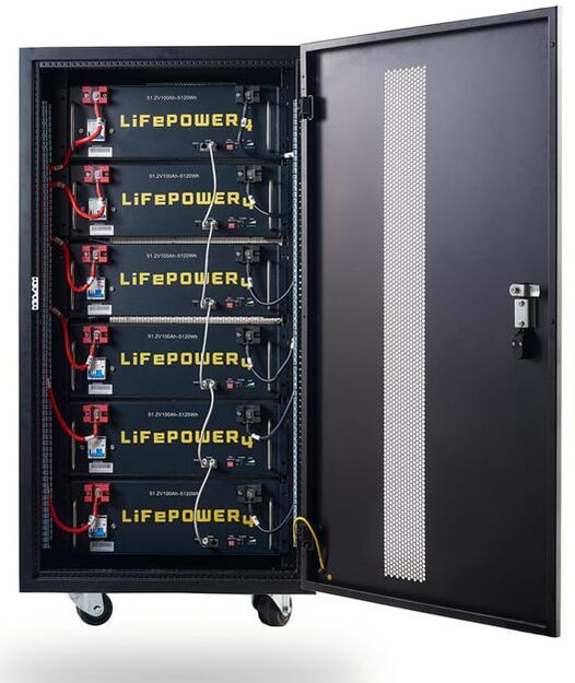 Server Rack LiFePO4 Solar Batteries - DIY Solar Power - Made Easy!