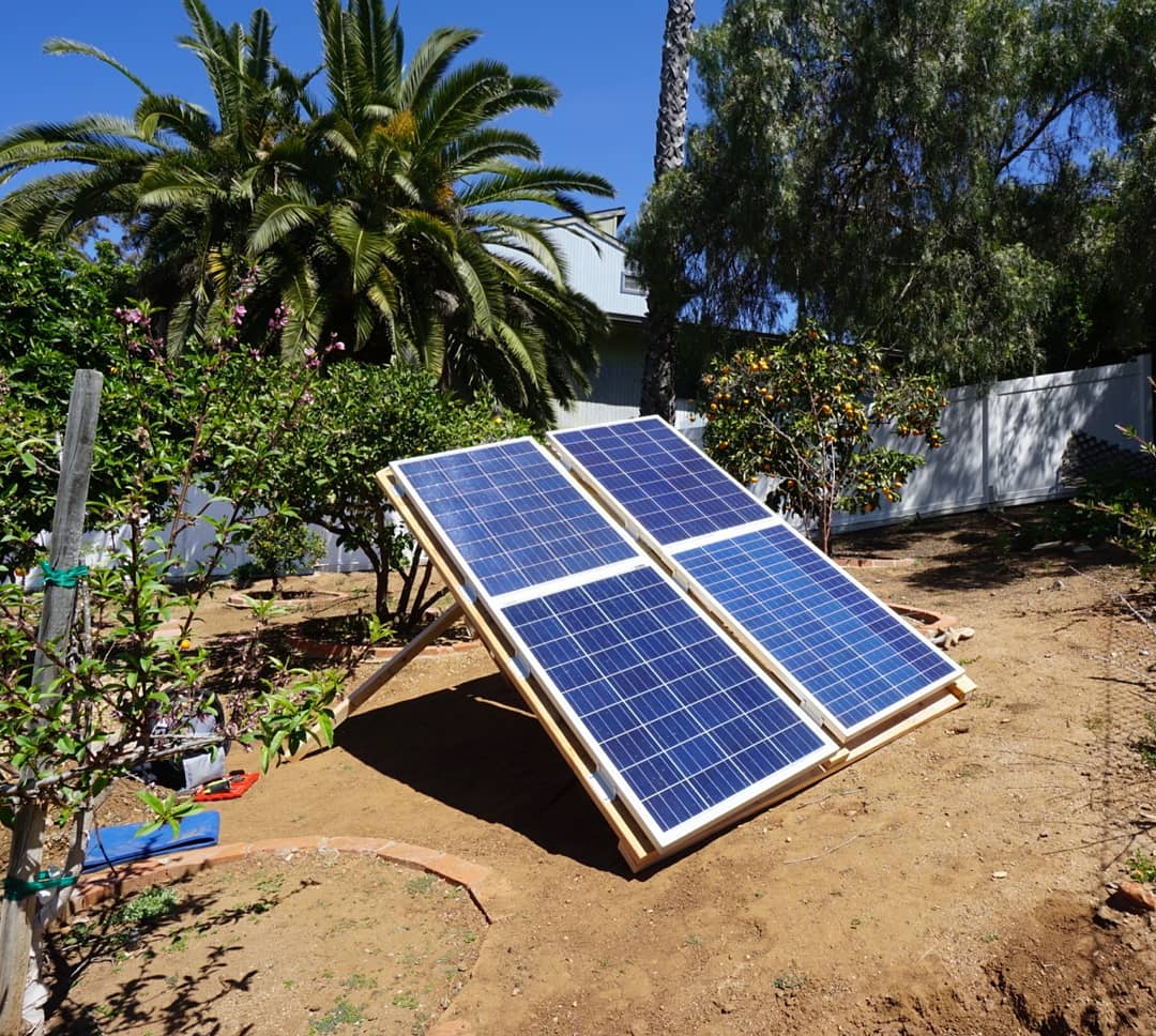 DIY Ground Mounted Solar Array - Mobile Solar Power Made Easy!
